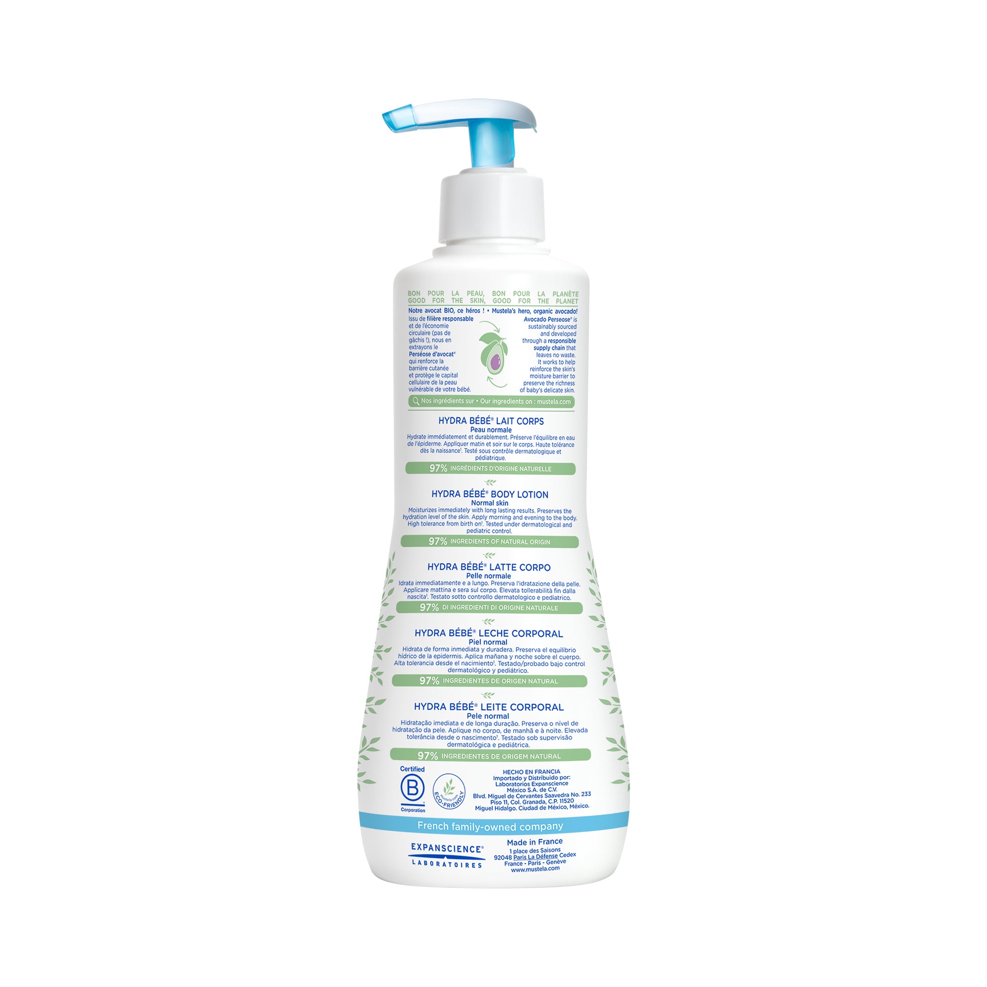 Mustela Hydrabebe Body Lotion Normal Skin Mighty Baby Ph