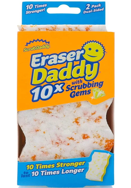 Scrub Daddy Eraser Daddy 10x Polymer Foam Scouring Pad