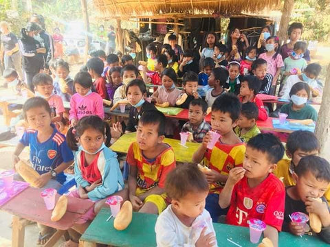 Kevin Levrone School in Cambodia