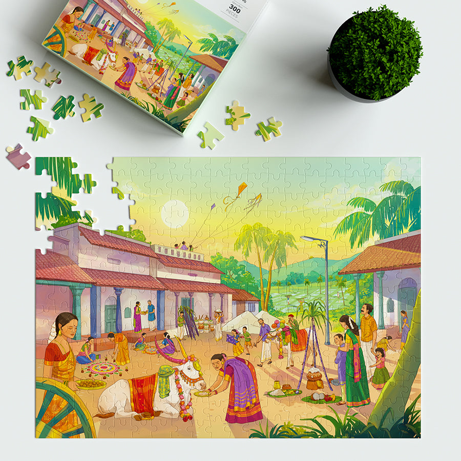 Explore “Sankranti – The Harvest Festival” puzzle from Aurva