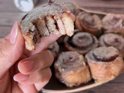 Mangia con gli occhi i Cinnamon Roll - girelle con il pane ketofood