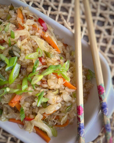 riso shirataki zero carbo ricetta orientale di ketofood 