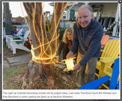 Putting out the lights at Nautical Wheelers