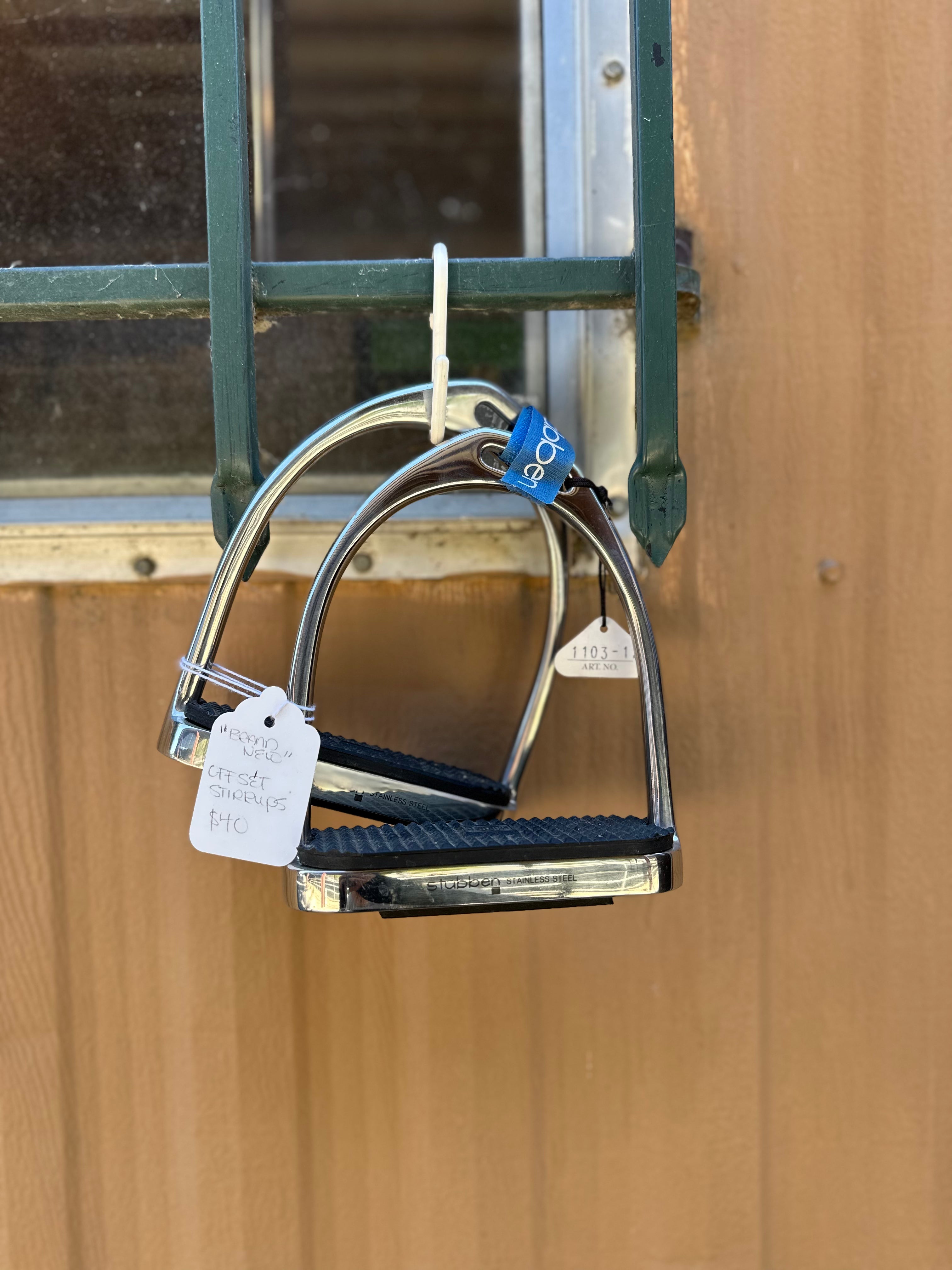 Stubben stainless steel stirrups