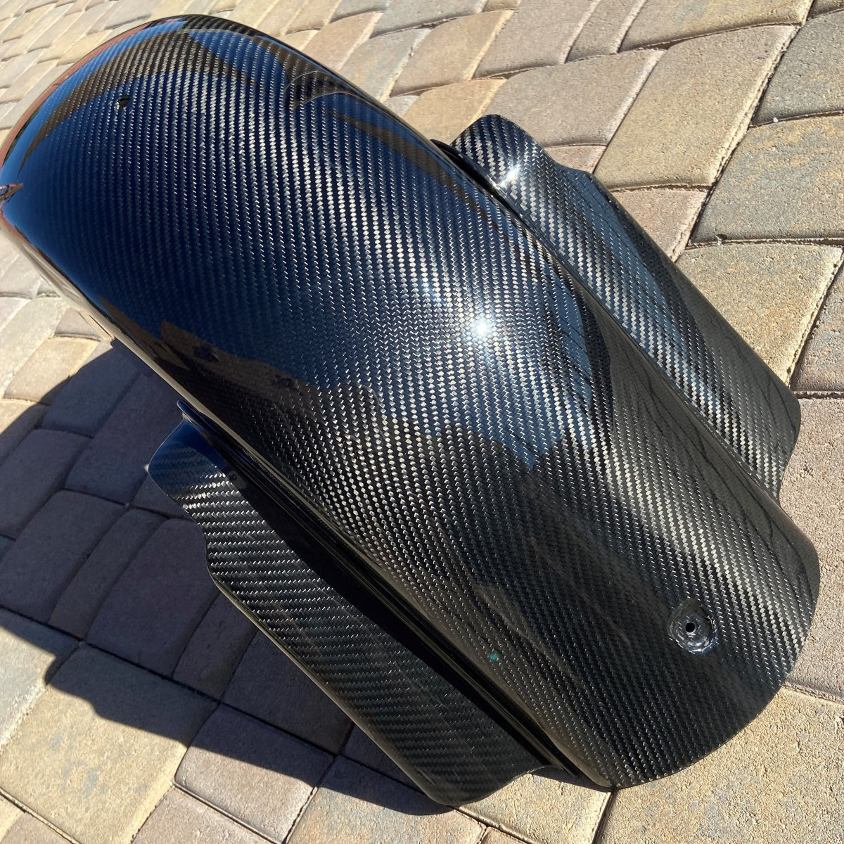 Carbon Fiber Side Filler Panel Rear Fender 2008 Touring & before