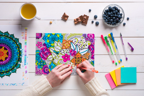 I Love Crayons Coloring Book: Beautiful Animals Designs for Stress