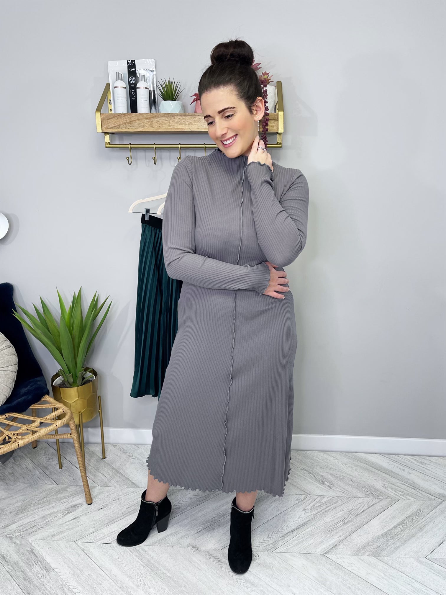 Emma - Dress (Gray)