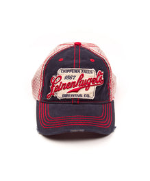 – BALL CAP TRIP Leinie NAVY/RED Lodge ROAD