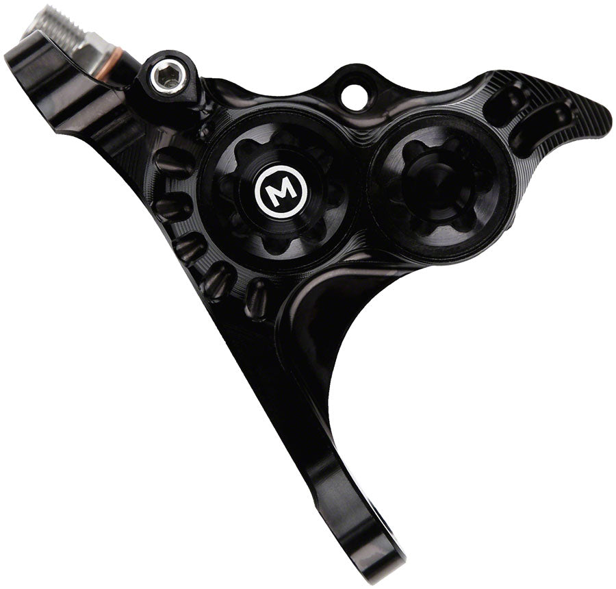 Hope RX4+ Disc Brake Caliper - Flat Mount Front, +20mm, Mineral Oil Type, Black