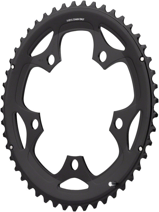 Shimano FC-R460 Chainring - 48t, 5-Bolt, 110 BCD, Black