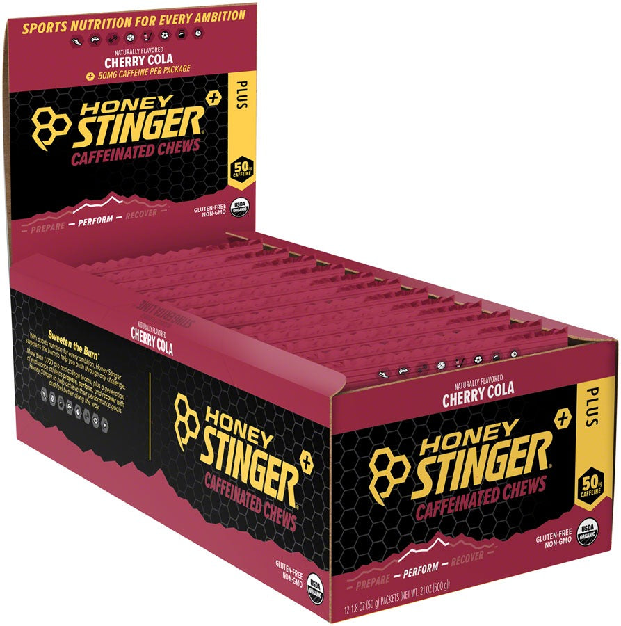 Honey Stinger Caffeinated Energy Chews Box Of 12 Packets