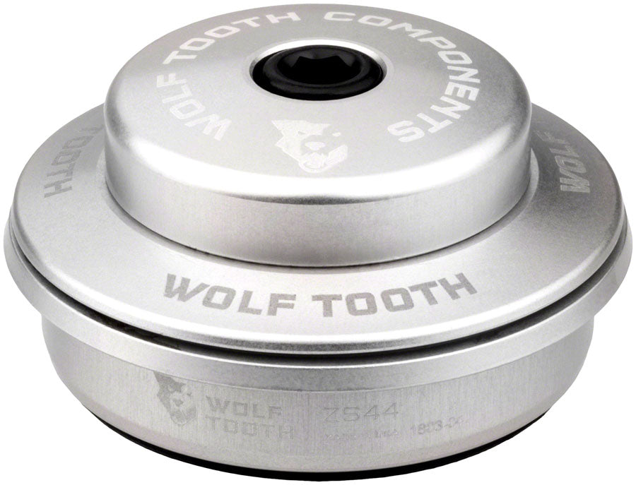 Wolf Tooth Premium Headset - ZS44/28.6 Upper, 6mm Stack, Raw Silver