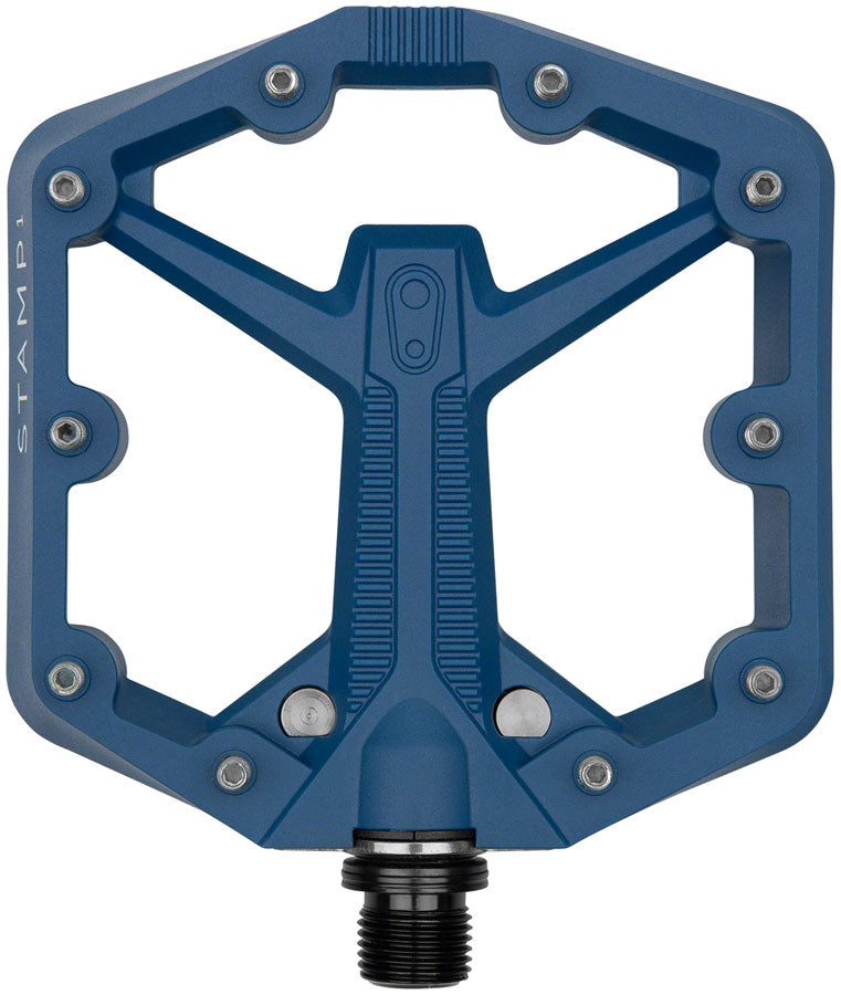 Crank Brothers Stamp 1 Gen 2 Pedals - Platform, Composite, 9/16", Navy, Small