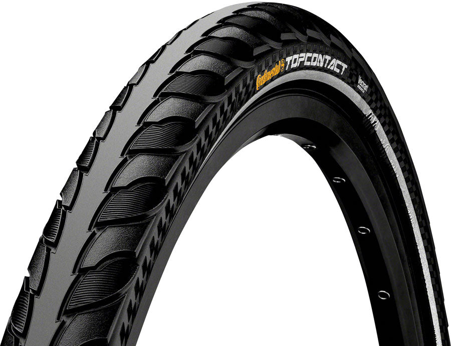 Continental Top Contact II Tire - 700 x 28, Clincher, Folding, Black/Reflex, Vectran Breaker, E50