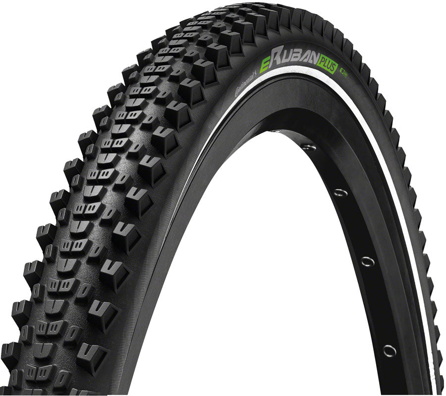 Continental eRuban Plus Tire - 29 x 2.30, Clincher, Wire, Black/Reflex, PolyX Breaker, PureGrip, Plus Breaker, E50