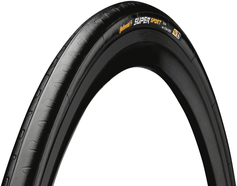 Continental Super Sport Plus Tire - 700 x 25, Clincher, Wire, Black, Plus Breaker