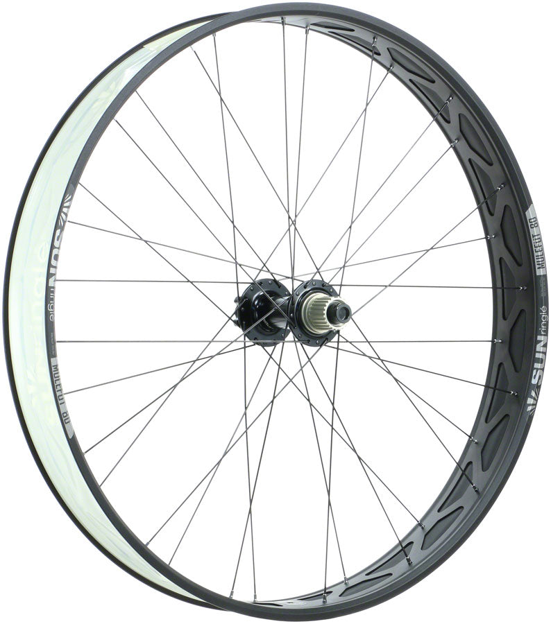 Sun Ringle Mulefut 80SL V2 Rear Wheel - 26, 12 X 197mm, 6-Bolt, Micro Spline / XD, Black