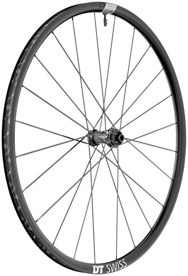 DT Swiss C 1800 Spline 23 Front Wheel - 700, 12 x 100mm, Center-Lock, Black