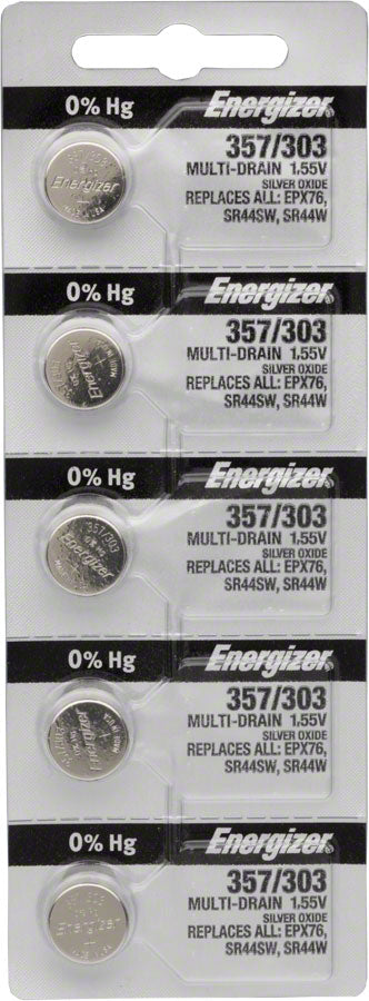 Energizer Silver Oxide Multi-Drain Battery 1.55v: Card of 5