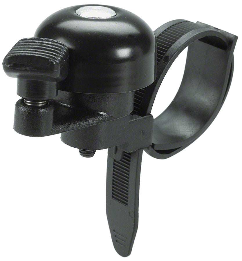 Dimension Universal Black Mini Bell: Black~ Fits 22.2 to 31.8mm Handlebars