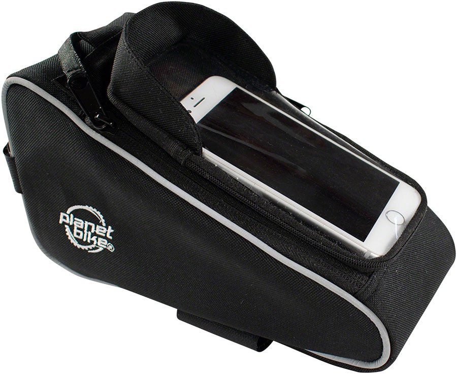 Planet Bike Lunch Box Top Tube/Stem Bag - 74 Cu In, Black