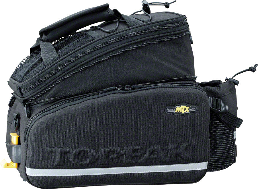Topeak MTX TrunkBag DXP Rack Bag With Expandable Panniers: 22.6 Liter, Black