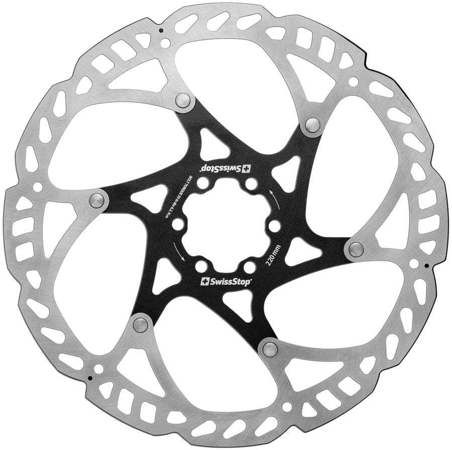 SwissStop Catalyst Pro Disc Rotor-Silver/Black