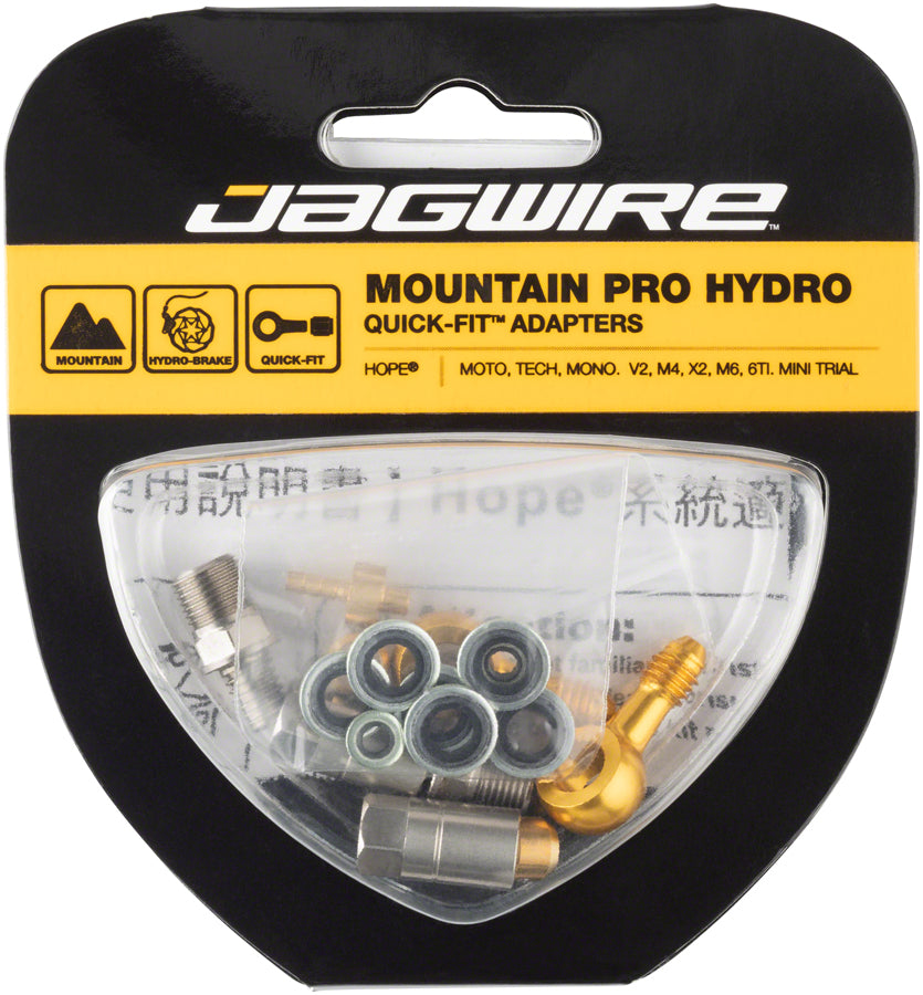 Jagwire Pro Disc Brake Hydraulic Hose Quick-Fit Adaptor for Hope Banjo, Mini Trial, Mono