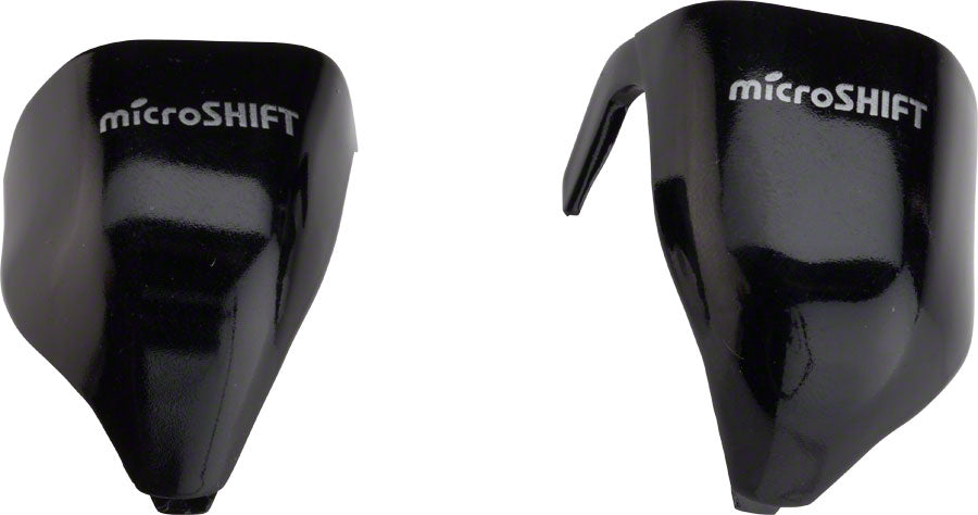 microSHIFT External Routing Drop Bar Lever Caps, Black