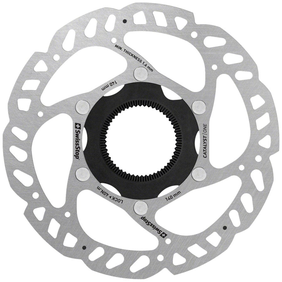 SwissStop Catalyst One Disc Rotor - 6-Bolt, Silver