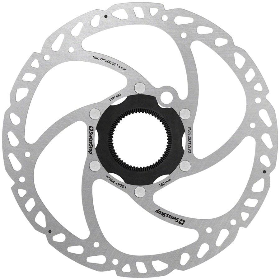 SwissStop Catalyst One Disc Rotor - 6-Bolt, Silver