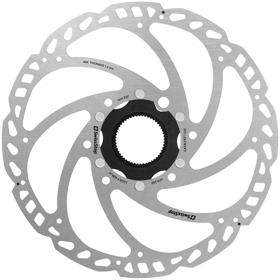 SwissStop Catalyst One Disc Rotor - 6-Bolt, Silver