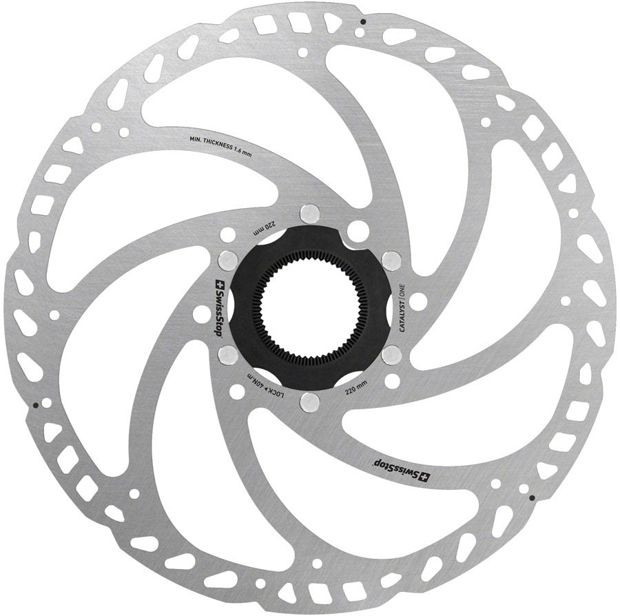 SwissStop Catalyst One Disc Rotor - 6-Bolt, Silver