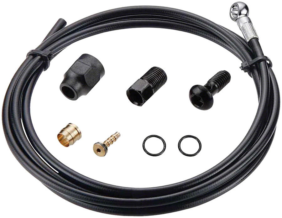 Tektro #50 Hydraulic Brake Hose Kit - With Connecting Bolt Unit, For Auriga Twin+ and Auriga+