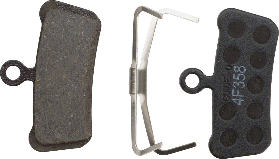 SRAM Disc Brake Pads - Organic Compound, Steel Backed, Quiet, For Trail, Guide, and G2