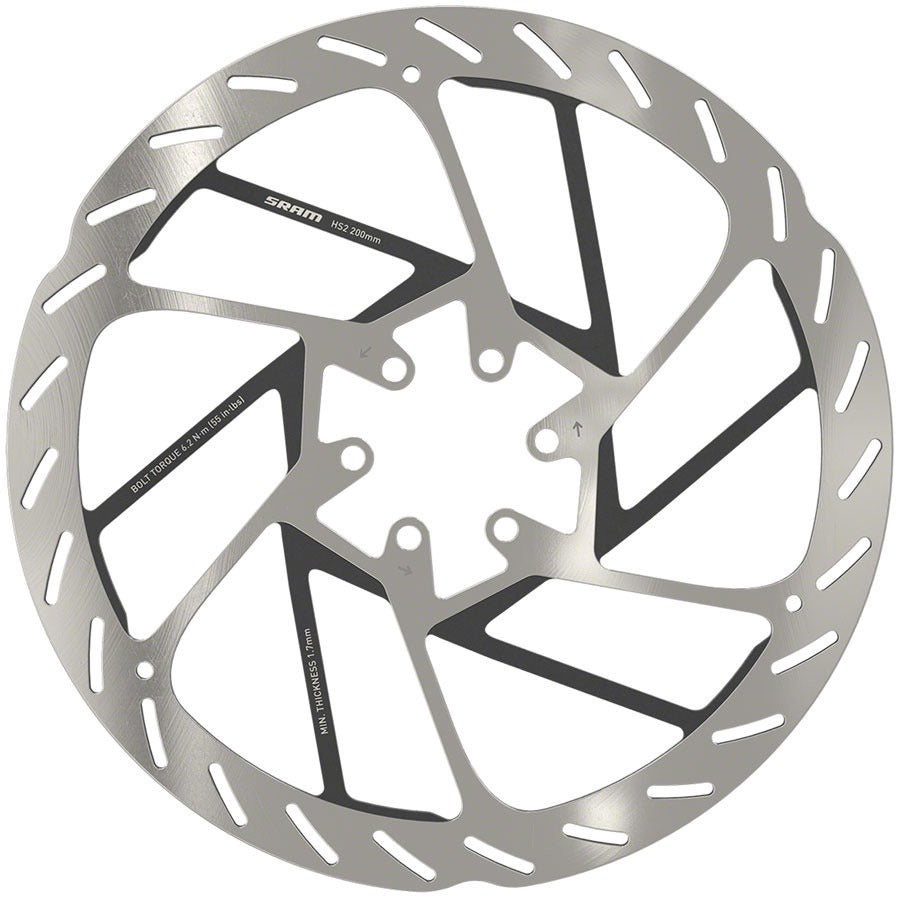 SRAM HS2 Disc Brake Rotor - Silver/Black