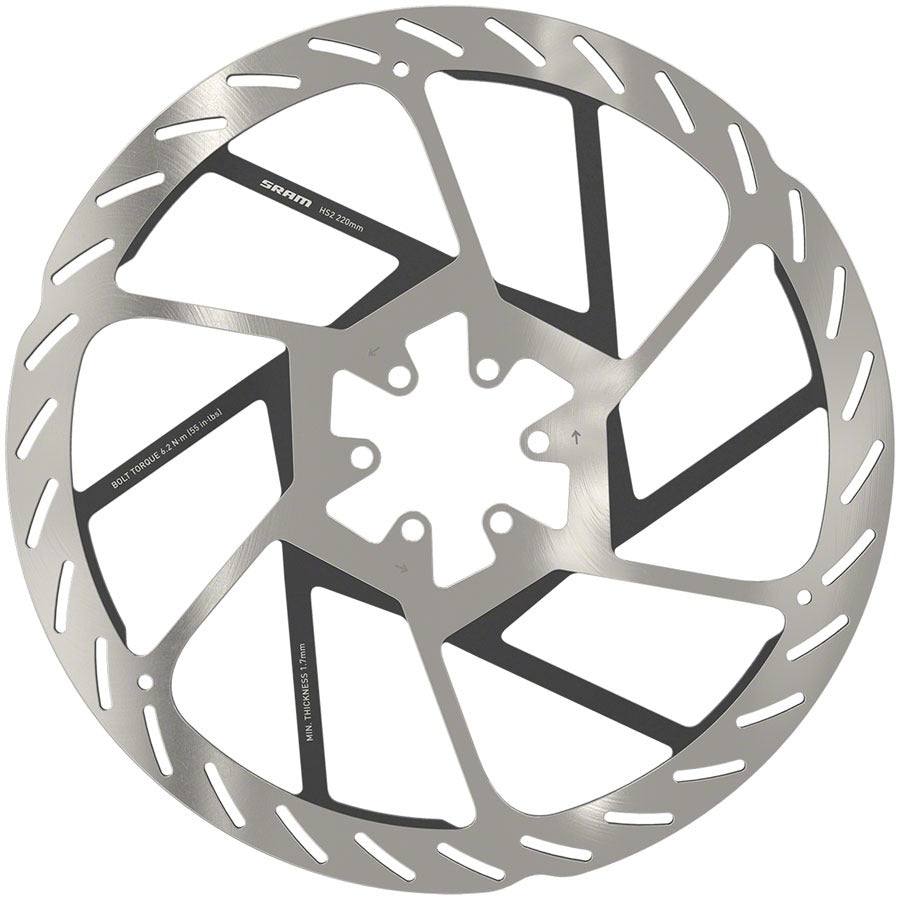 SRAM HS2 Disc Brake Rotor - Silver/Black