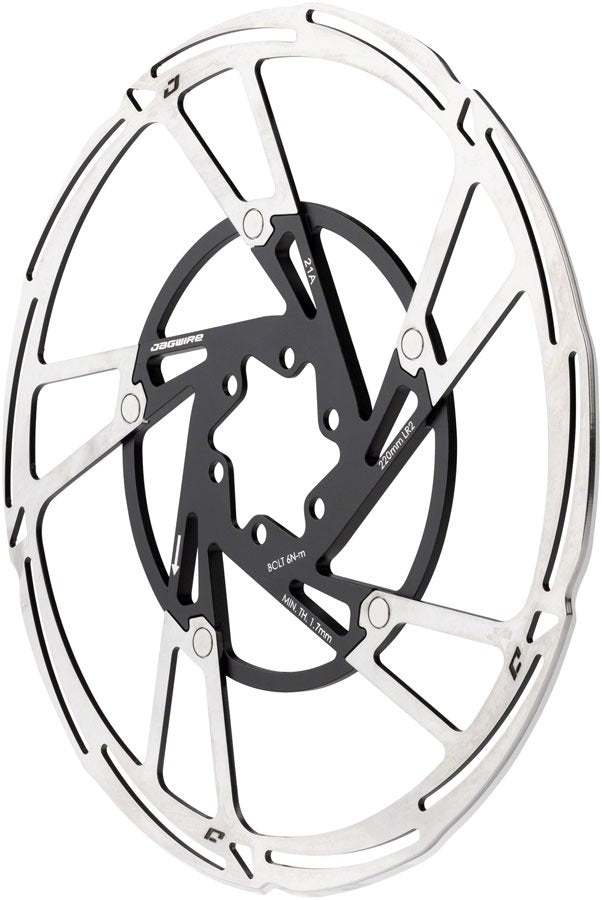 Jagwire Pro LR2 Disc Brake Rotor,Silver/Black