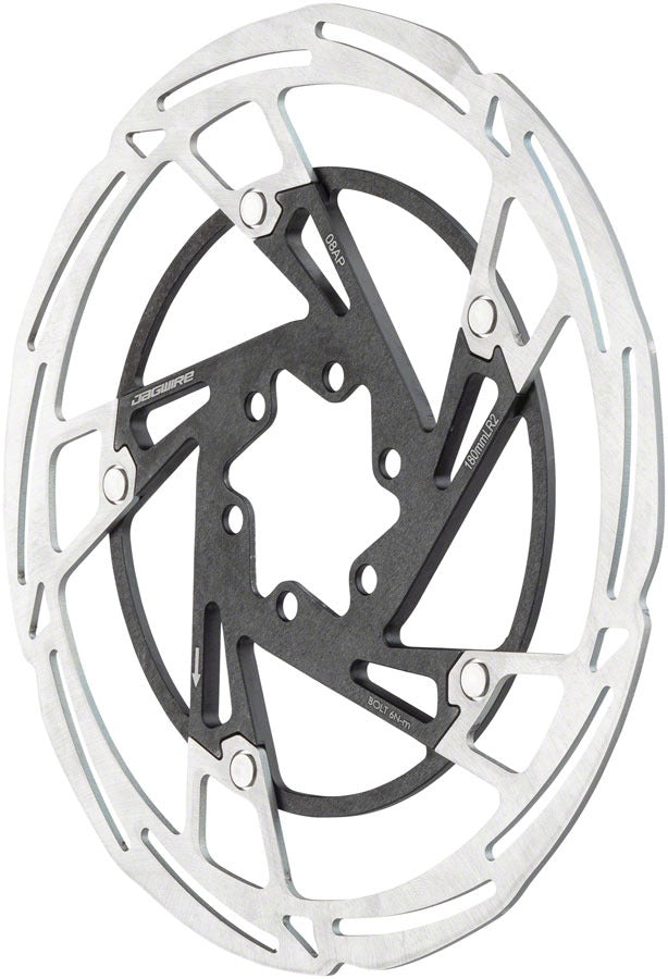 Jagwire Pro LR2 Disc Brake Rotor,Silver/Black