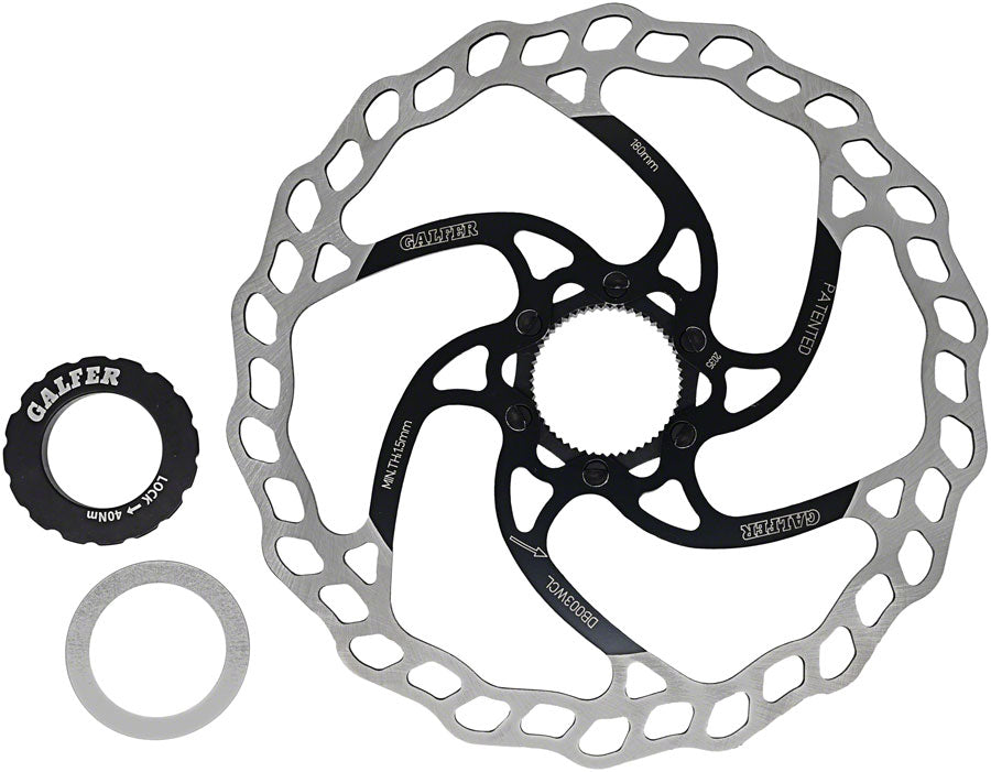 Galfer MTB Disc Brake Rotor - Centerlock, 1.8mm