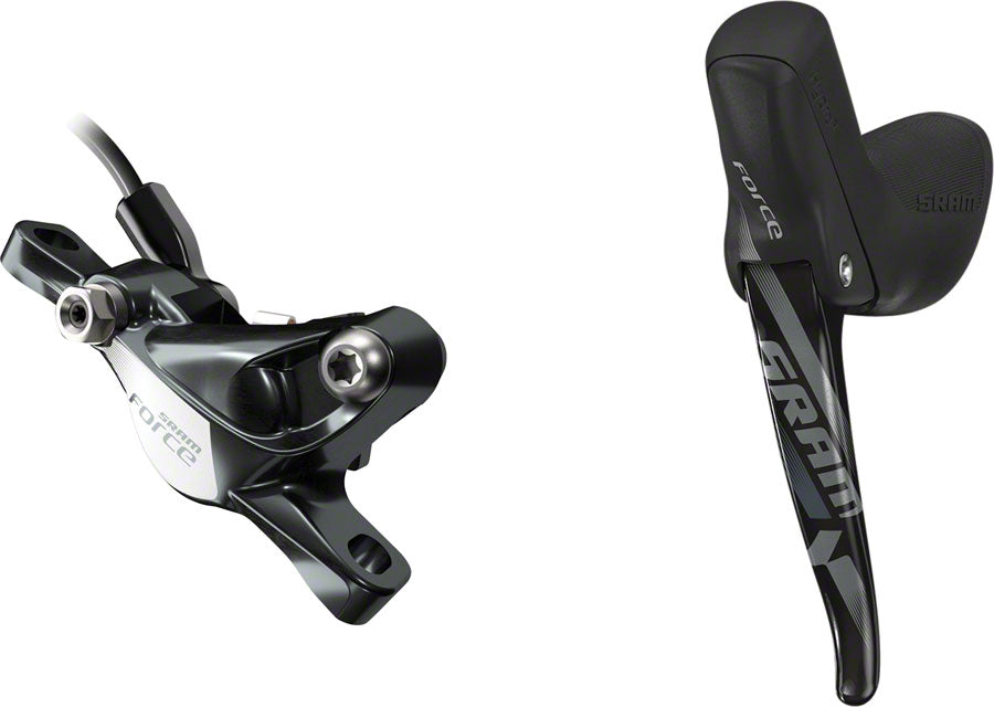 SRAM Force 1 Disc Brake and Lever - Front, Hydraulic, Post Mount, Black, A1