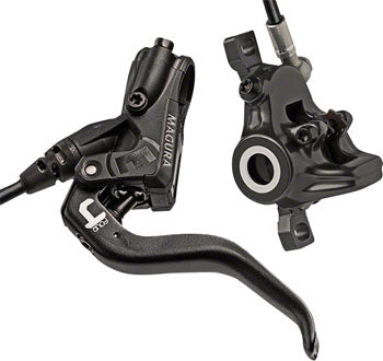 Magura MT4 Disc Brake and Lever - Front or Rear, Hydraulic, Black