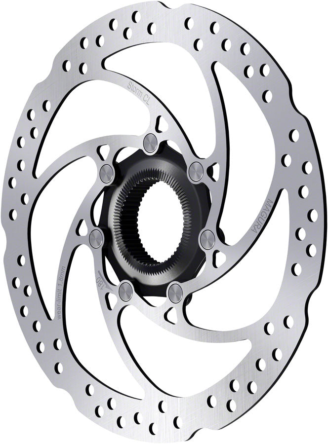 Magura Storm CL Disc Brake Rotor - Center Lock, For Thru-Axle Hub, Silver