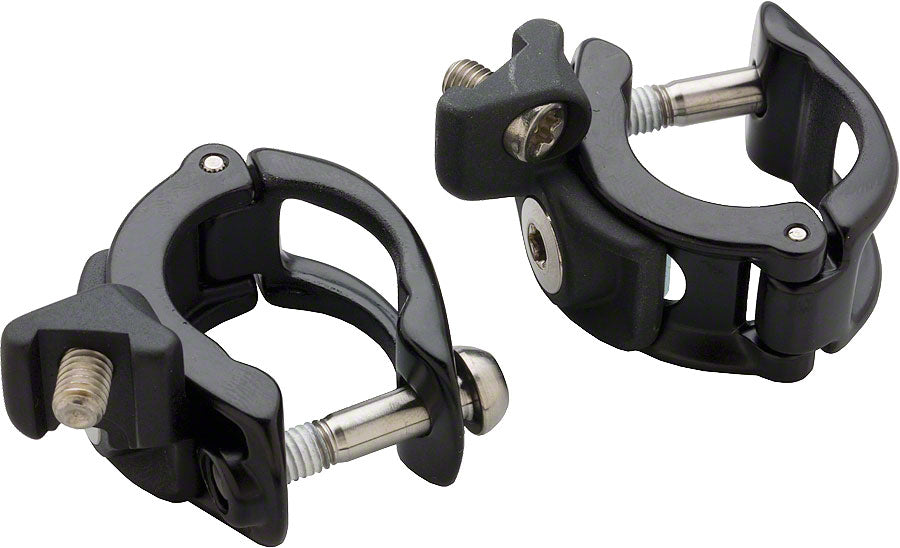 SRAM MatchMaker X Cockpit Clamp - Left, Black, With Ti Bolts