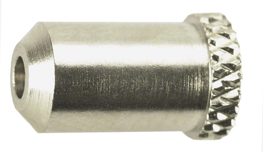 Jagwire 5mm Steel Housing Stop Chrome Bag of 50