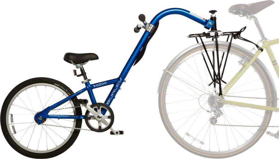 Burley Kazoo Single Speed Trailercycle: Blue