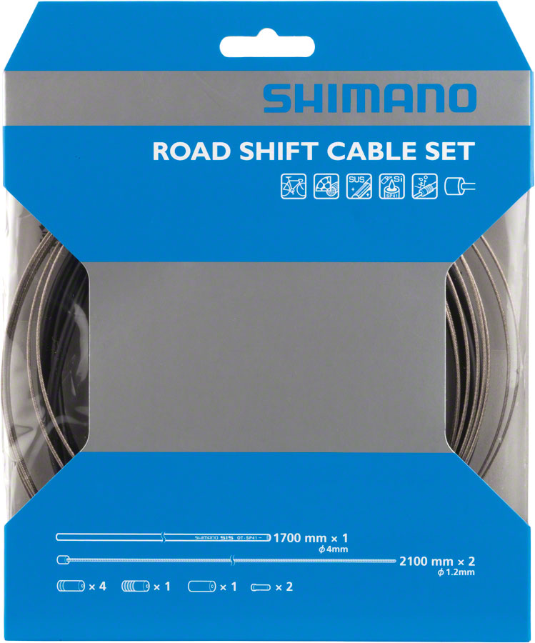 Shimano Stainless Derailleur Cable and Housing Set