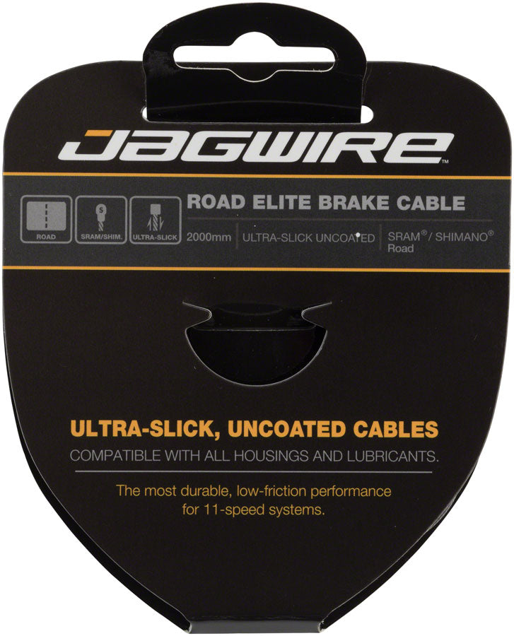 Jagwire Elite Ultra-Slick Brake Cable 1.5x2000mm Polished Slick Stainless