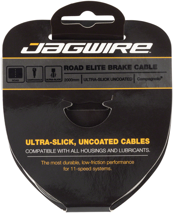 Jagwire Elite Ultra-Slick Brake Cable 1.5x2000mm Polished Slick Stainless