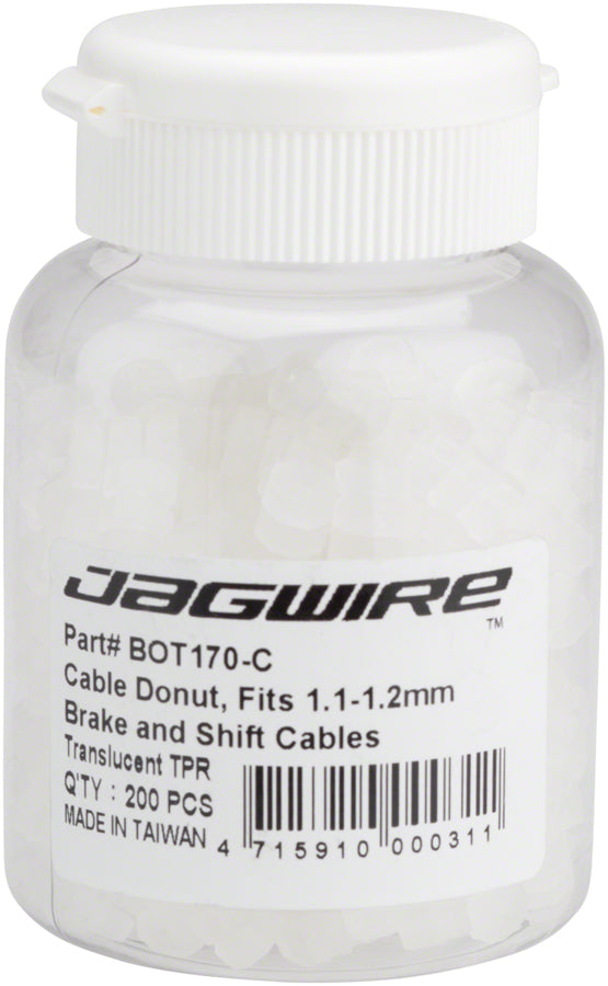 Jagwire Cable Spacer Donuts 1.2mm Bottle of 600